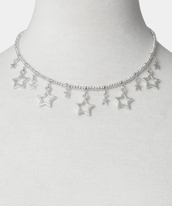 Gifts | Accessories & Jewellery | Women's | Women's Joe Browns Star Gazer Plate Necklace Silver