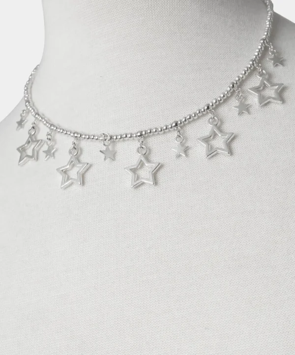 Gifts | Accessories & Jewellery | Women's | Women's Joe Browns Star Gazer Plate Necklace Silver