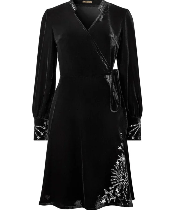 Shop Women's Collection | Velvet & Devor茅 Dresses | Party Dresses | Occasion Outfits | Dresses | Sale Dresses | Top Picks | Top Picks | Top Picks | Top Picks | Women's | Women's Joe Browns Starlight Velvet Dress Black