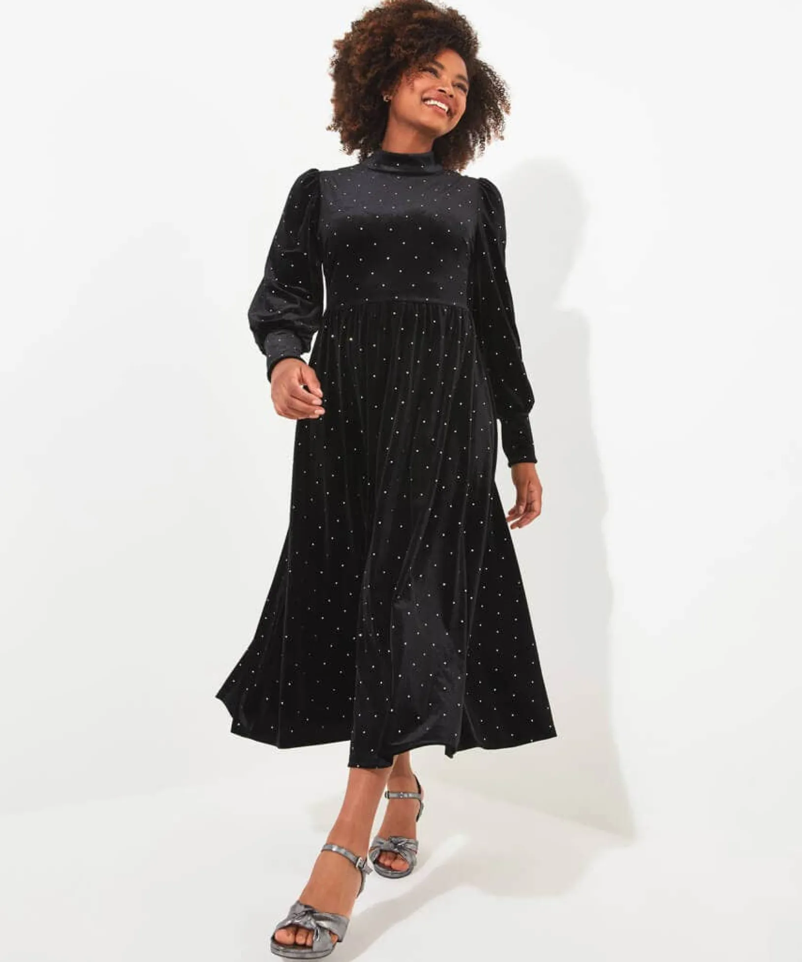 starstruck_velour_dress_3.webp Shop Women's Collection | Velvet & Devor茅 Dresses | Party Dresses | Occasion Outfits | Dresses | Sale Dresses | Top Picks | Top Picks | Top Picks | Top Picks | Women's | Women's Joe Browns Starstruck Velour Dress Black