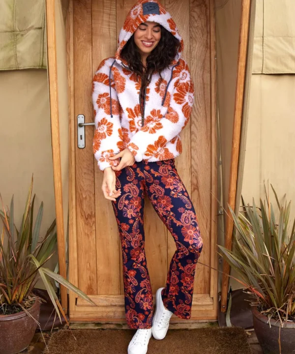 Sale Pyjamas & Loungewear | Sale Jeans & Trousers | Women's | Women's Joe Browns Statement Floral Flares Multi
