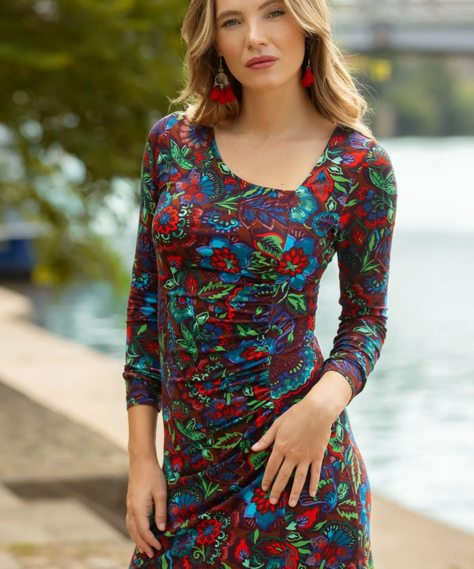 stella_asymmetric_dress_5.webp Shop Women's Collection | Maxi Dresses | Party Dresses | Dresses | Sale Dresses | Top Picks | Top Picks | Top Picks | Women's | Women's Joe Browns Stella Asymmetric Dress Multi