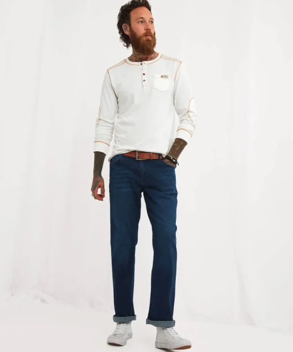 Straight Leg Jeans | Jeans & Trousers | Denim Styles | Sale Jeans & Trousers | Top Picks | Men,s | Men,s | Men,s Joe Browns Straight Up Stylish Jeans Dark Mid Wash