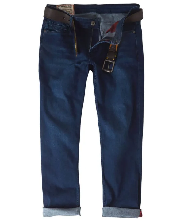 Straight Leg Jeans | Jeans & Trousers | Denim Styles | Sale Jeans & Trousers | Top Picks | Men，s | Men，s | Men，s Joe Browns Straight Up Stylish Jeans Dark Mid Wash