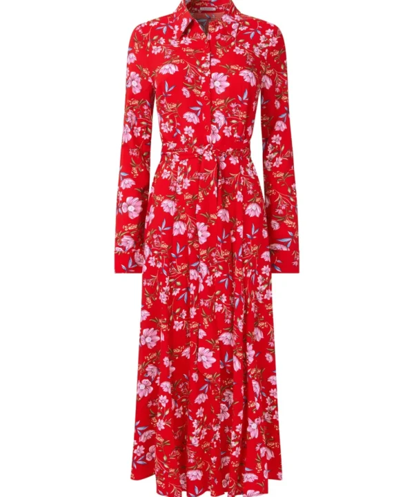 Shop Women's Collection | Vintage & Retro Dresses | Midi Dresses | Dresses | Sale Dresses | Top Picks | Top Picks | Top Picks | Women's | Women's Joe Browns Striking Shirt Dress Red