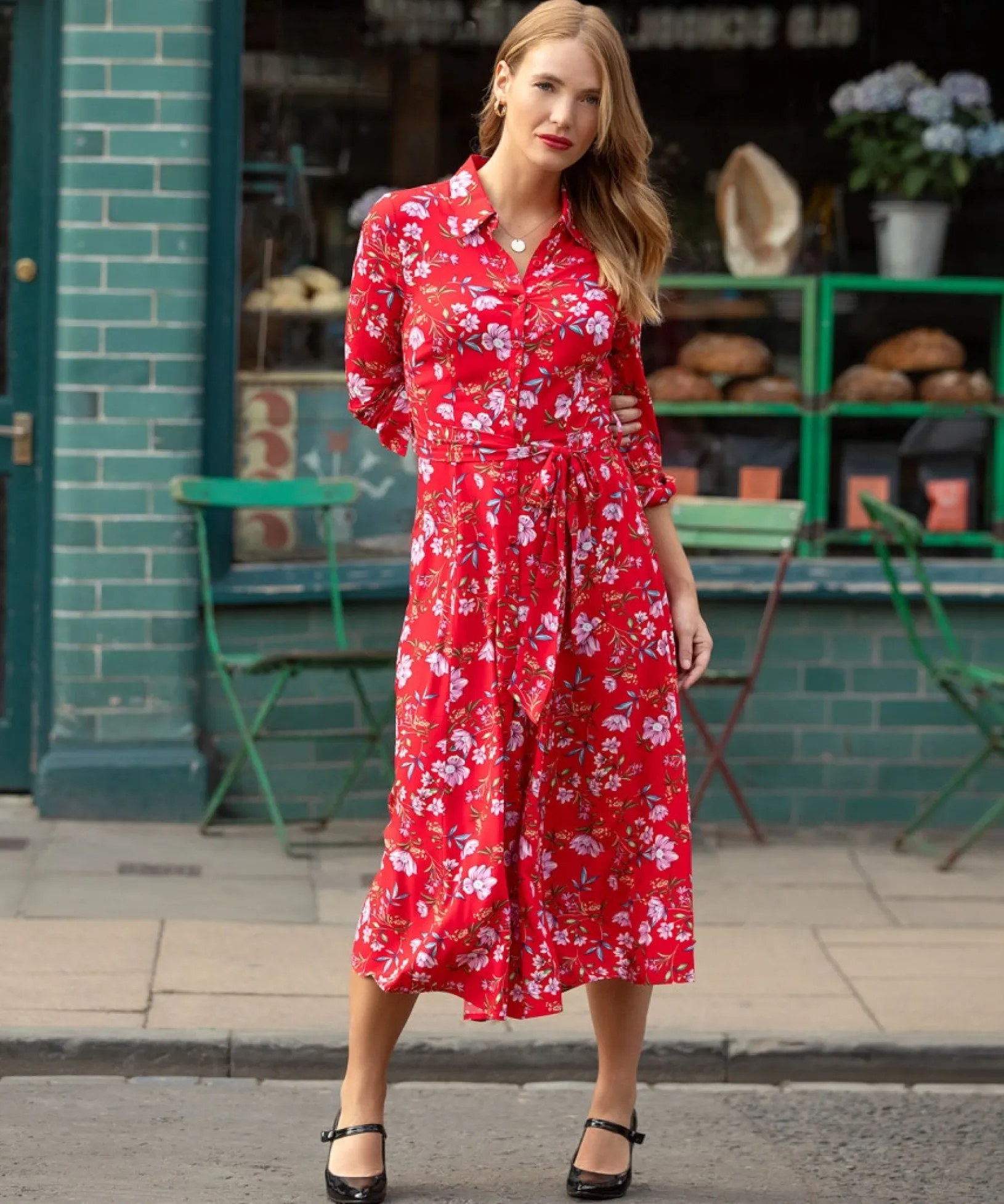 striking_shirt_dress_2.webp Shop Women's Collection | Vintage & Retro Dresses | Midi Dresses | Dresses | Sale Dresses | Top Picks | Top Picks | Top Picks | Women's | Women's Joe Browns Striking Shirt Dress Red