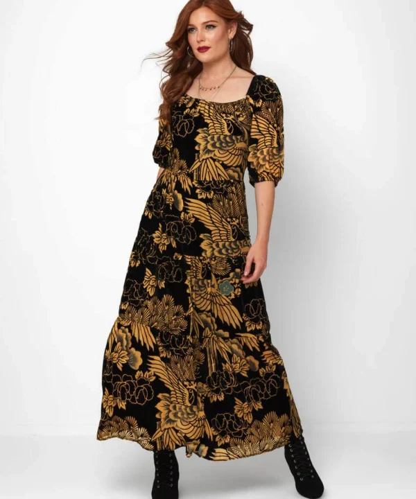 Sale Dresses | Women's Joe Browns Stunning Devore Dress Black