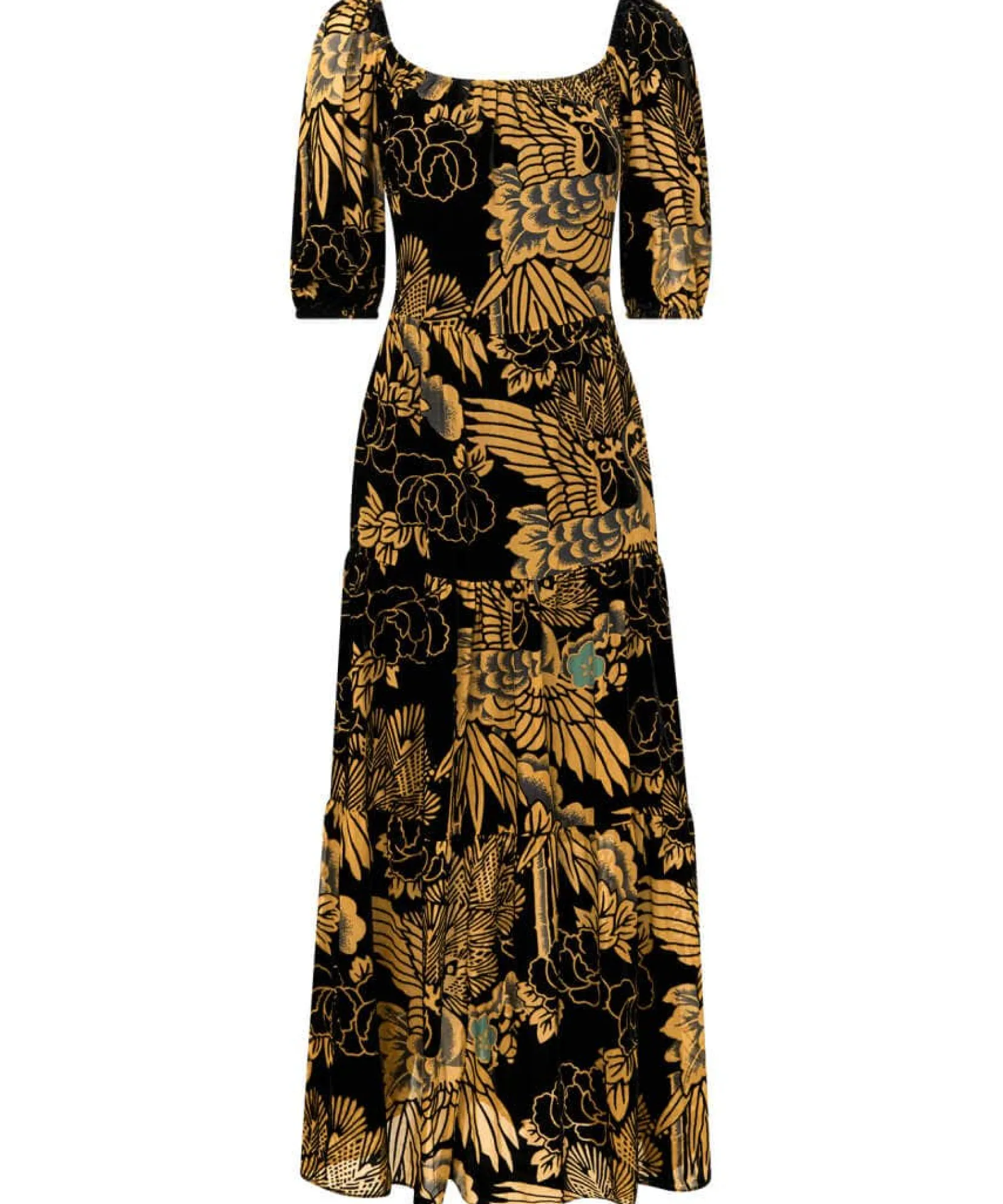 stunning_devore_dress_1.webp Sale Dresses | Women's Joe Browns Stunning Devore Dress Black