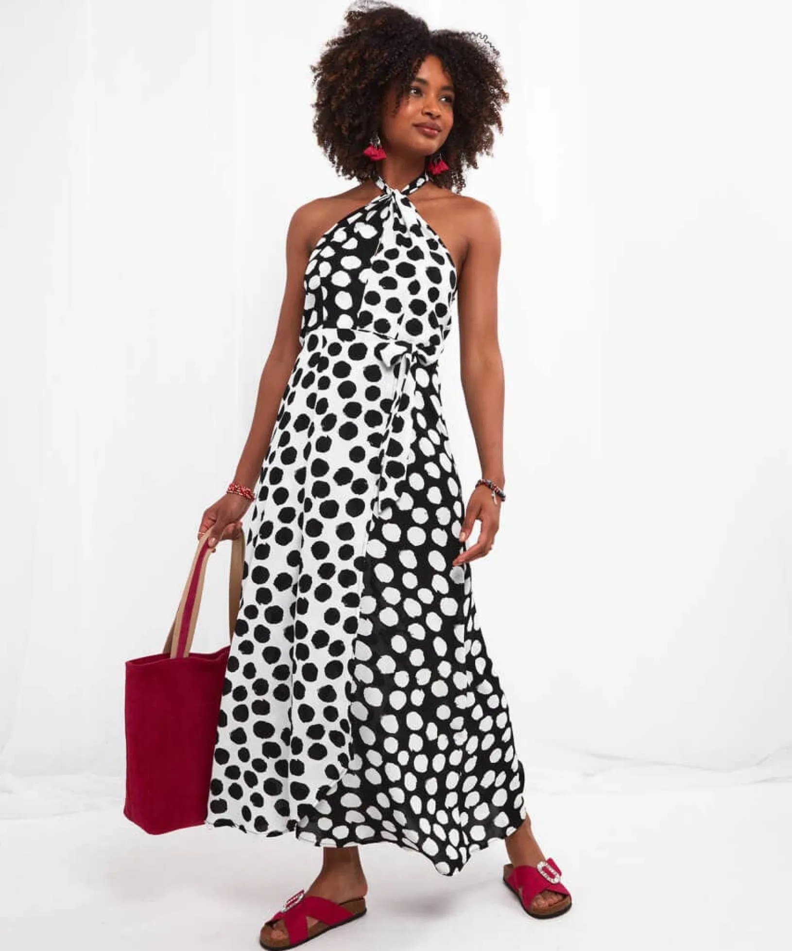 stunning_halterneck_dress_0.webp Sale Dresses | Women's Joe Browns Stunning Halterneck Dress Multi