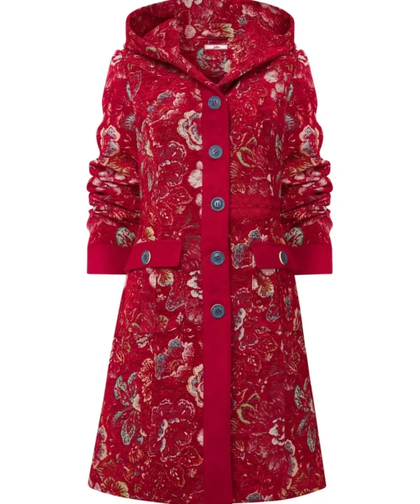 Shop Women's Collection | Coats & Jackets | Sale Coats & Jacket | Top Picks | Women's | Women's Joe Browns Stunning Red Hooded Coat Red Multi
