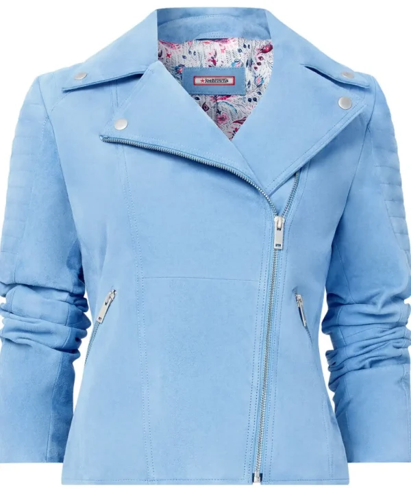 Sale Coats & Jacket | Women's Joe Browns Stunning Suede Jacket Blue