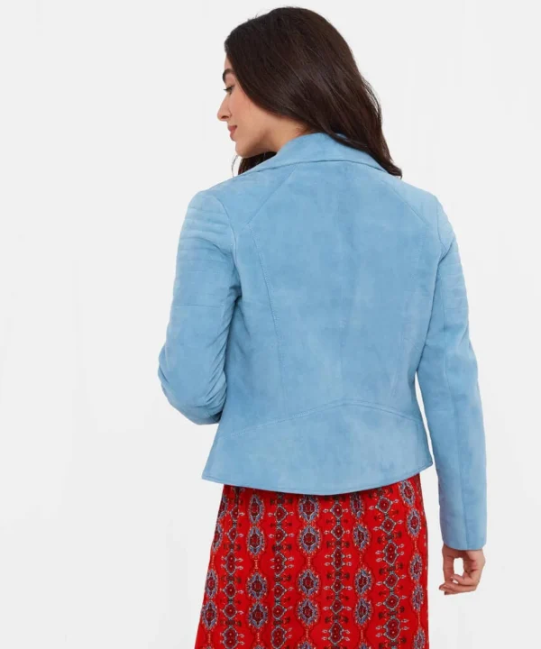 Sale Coats & Jacket | Women's Joe Browns Stunning Suede Jacket Blue