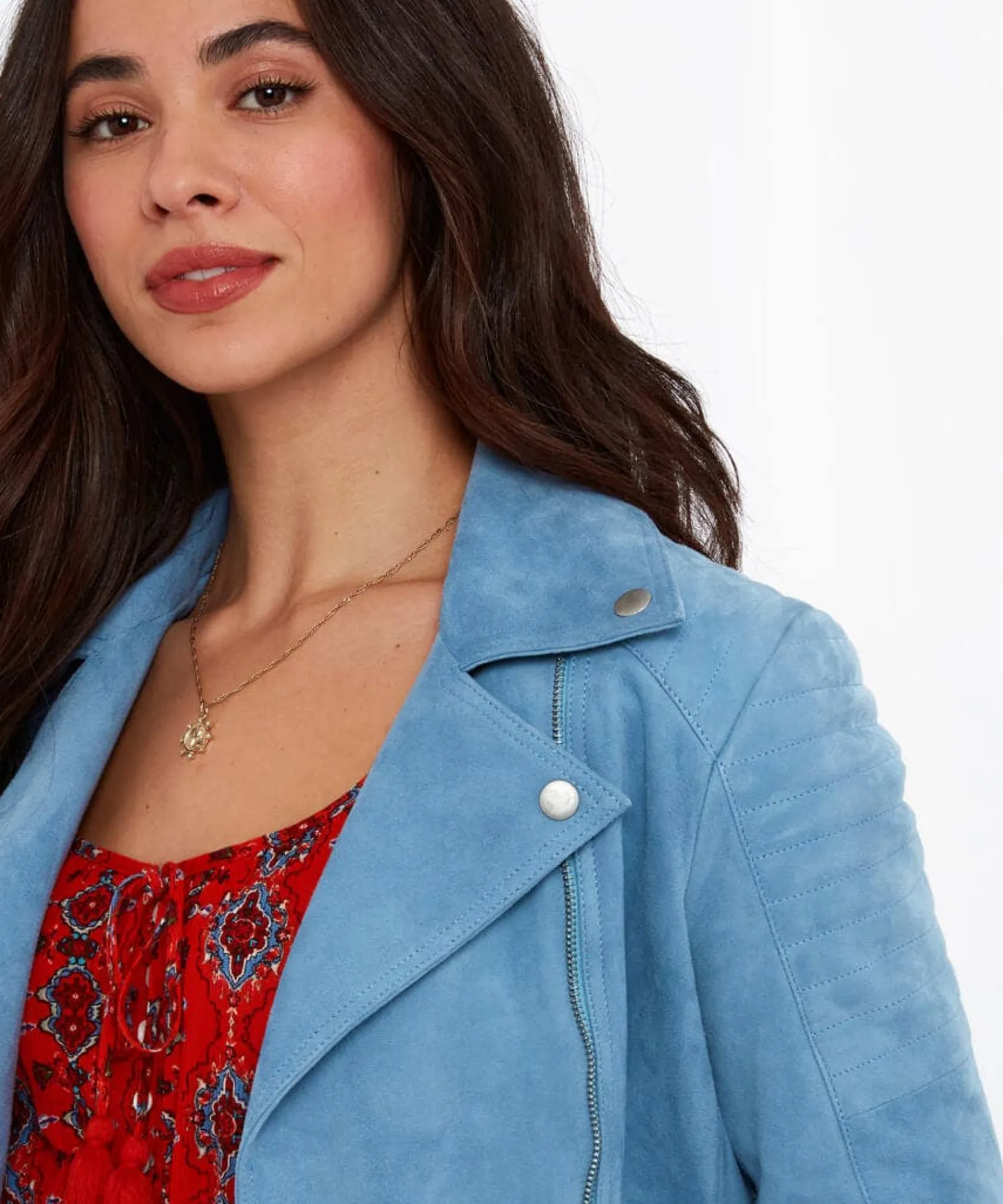stunning_suede_jacket_4.webp Sale Coats & Jacket | Women's Joe Browns Stunning Suede Jacket Blue