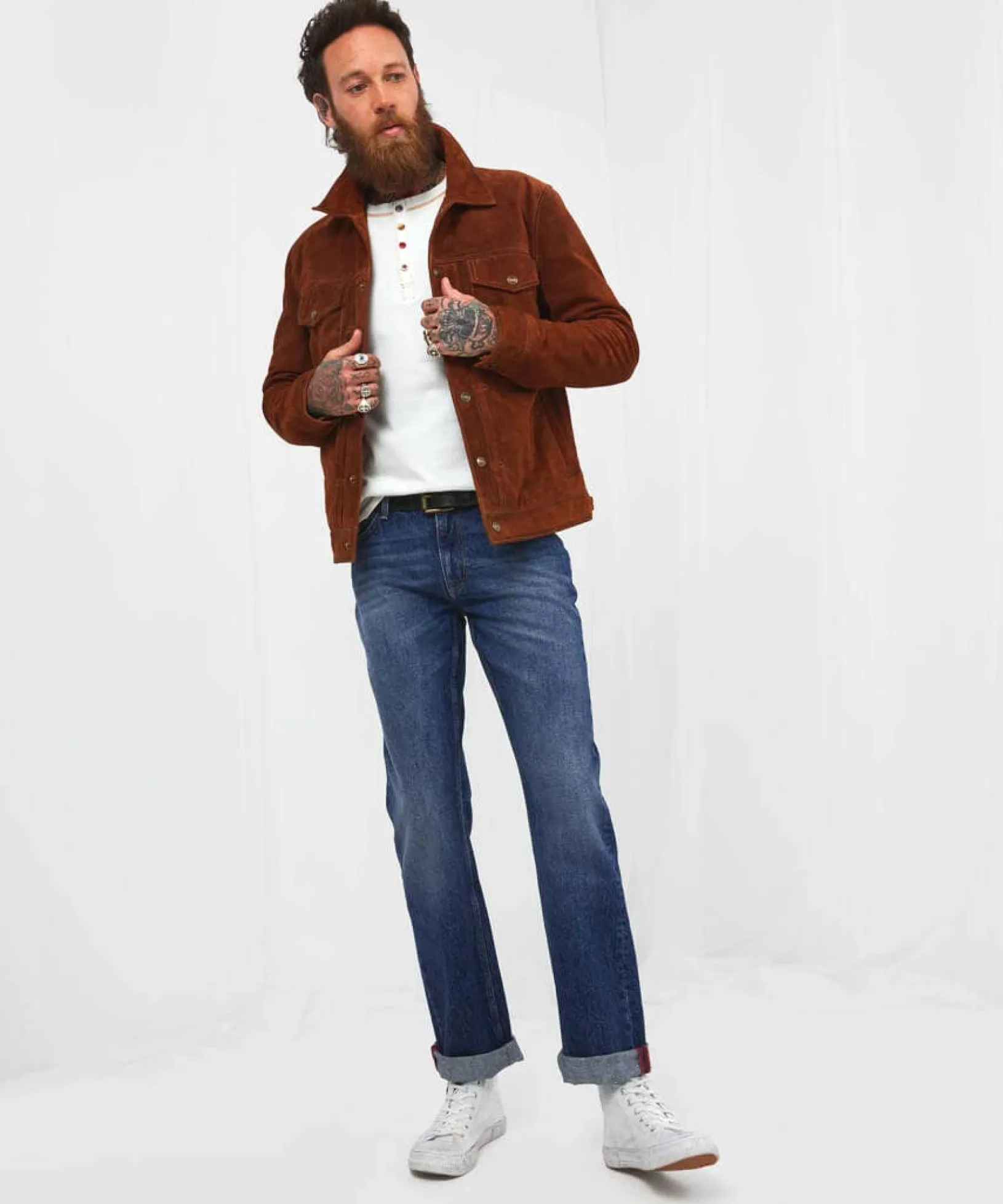 stylish_straight_jeans_2-1.webp Straight Leg Jeans | Jeans & Trousers | Denim Styles | Top Picks | Men,s | Men,s Joe Browns Stylish Straight Jeans Mid Blue