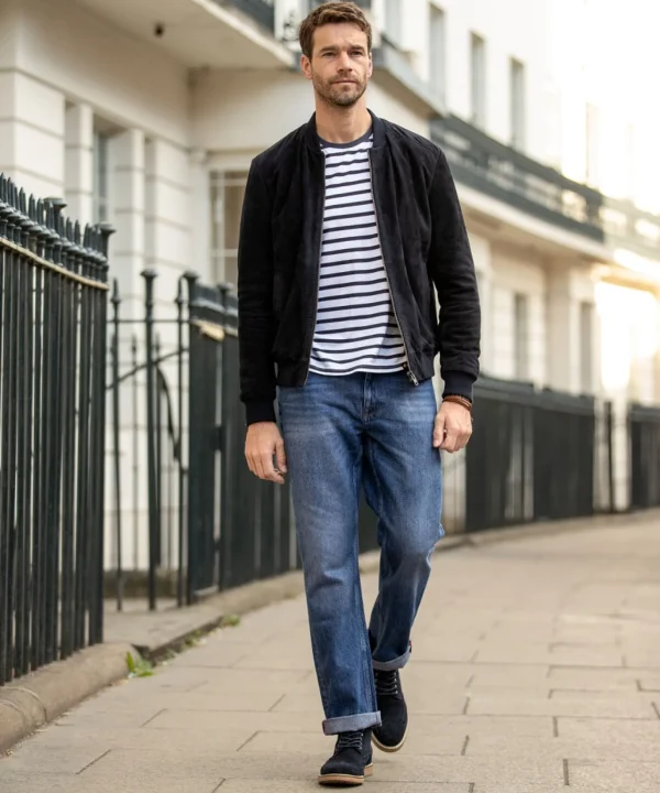 Straight Leg Jeans | Jeans & Trousers | Denim Styles | Sale Jeans & Trousers | Top Picks | Men,s | Men,s | Men,s Joe Browns Stylish Straight Jeans Mid Blue
