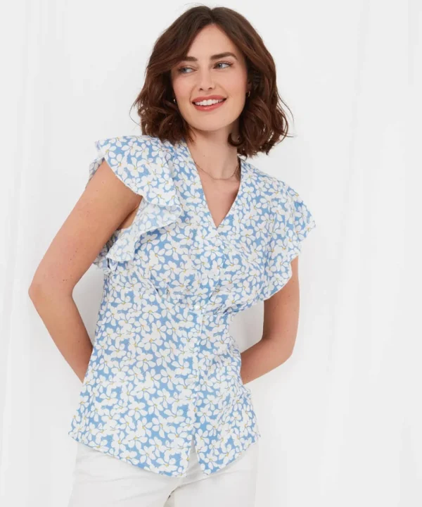 Sale Tops, Tunics & Blouses | Women's Joe Browns Summer Days Blouse Blue