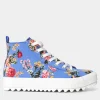 Sale Boots & Shoes | Women's Joe Browns Summer Meadow Chunky High Tops Blue