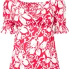 Sale Tops, Tunics & Blouses | Women's Joe Browns Sun Is Shining Printed Top Red