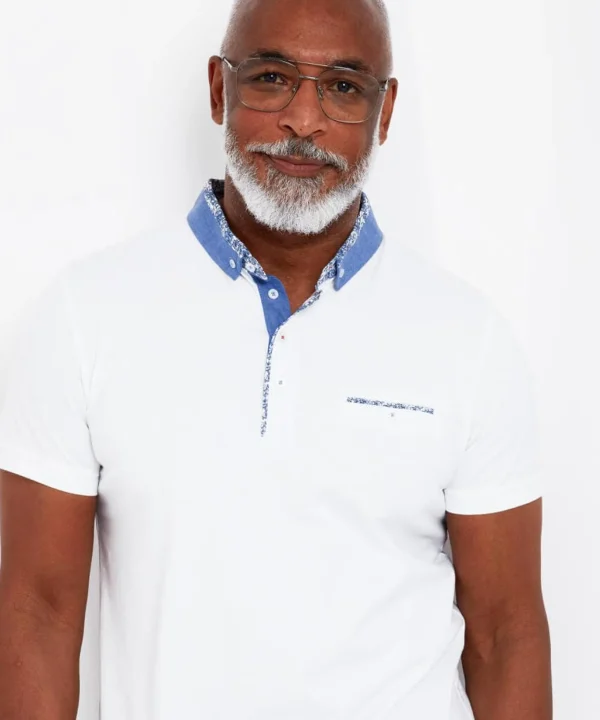 Shop Men's Collection | Plain Tops & T-Shirts | Tops & T-Shirts | Top Picks | Top Picks | Men,s Joe Browns Super Smart Polo White