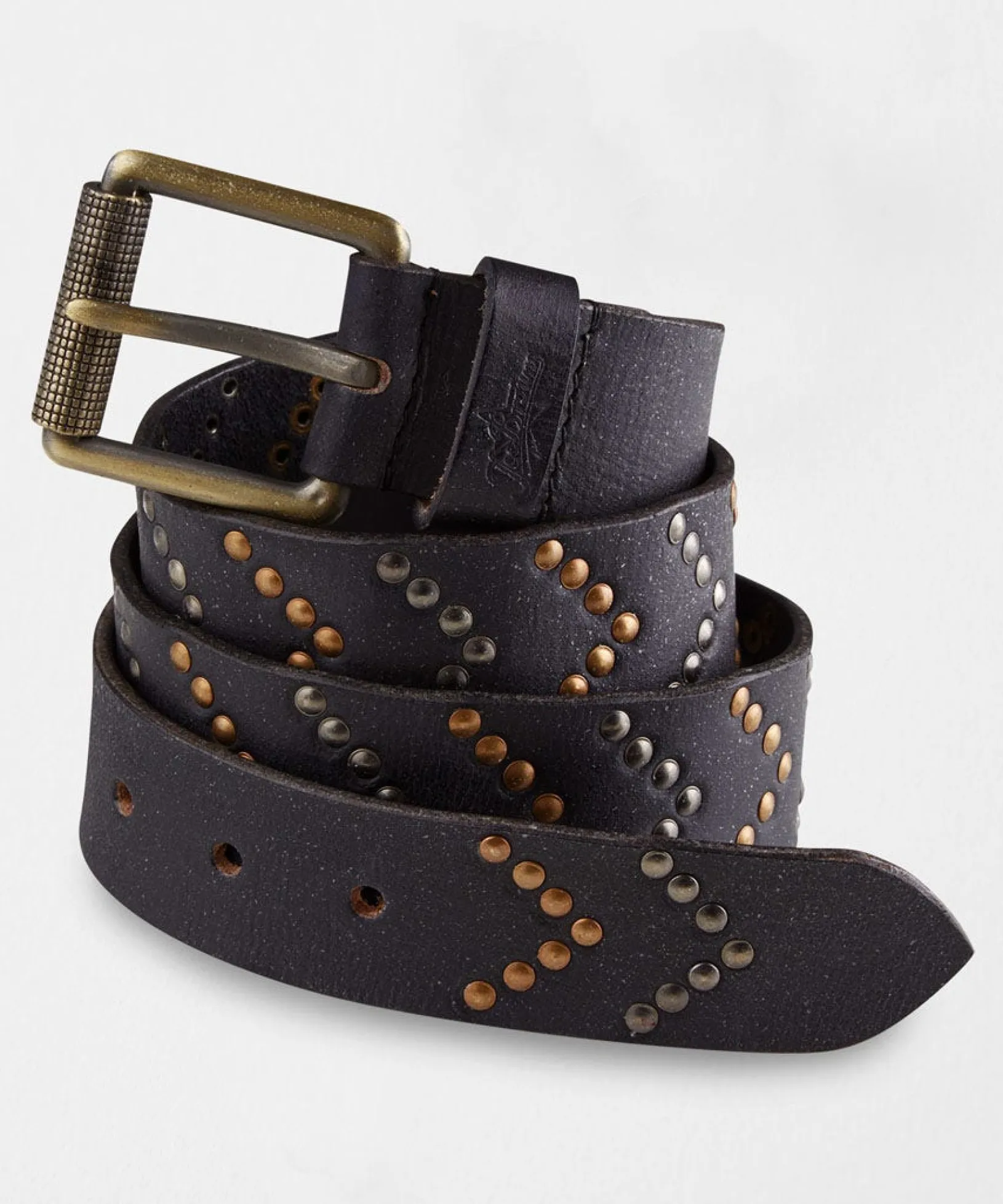 super_studded_leather_bel_0.webp Men's Tailoring | Accessories | Top Picks | Men,s Joe Browns Super Studded Leather Belt Black
