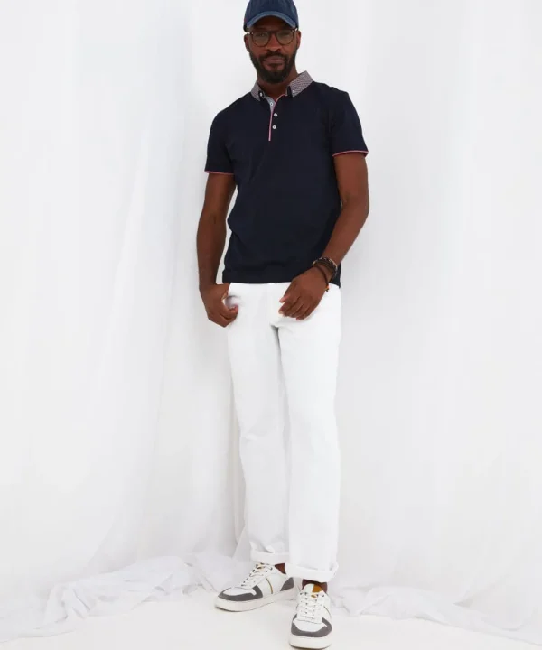 Shop Men's Collection | Plain Tops & T-Shirts | Tops & T-Shirts | Sale Tops & T-Shirts | Top Picks | Top Picks | Men，s | Men，s Joe Browns Superb Smart Polo Navy