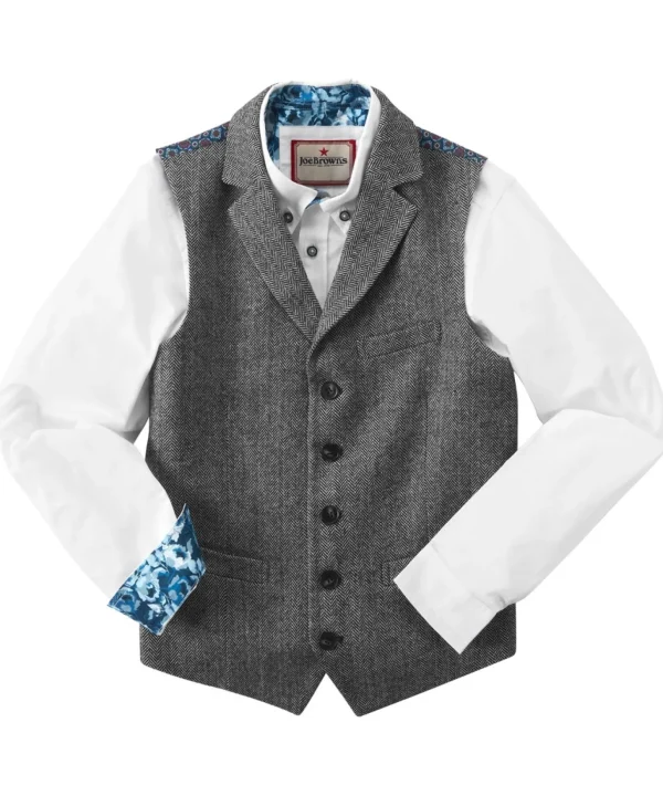 Shop Men's Collection | Men's Partywear | Waistcoats | Men's Tailoring | Coats & Jackets | Top Picks | Top Picks | Men，s | Top Picks | Men，s Joe Browns Tailored To Perfection Waistcoat Grey