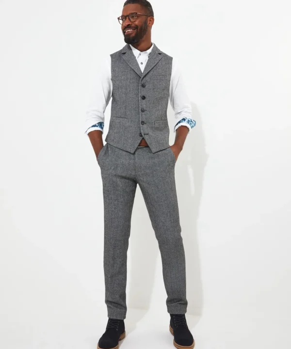 Shop Men's Collection | Men's Partywear | Waistcoats | Men's Tailoring | Coats & Jackets | Top Picks | Top Picks | Men,s | Top Picks | Men,s Joe Browns Tailored To Perfection Waistcoat Grey