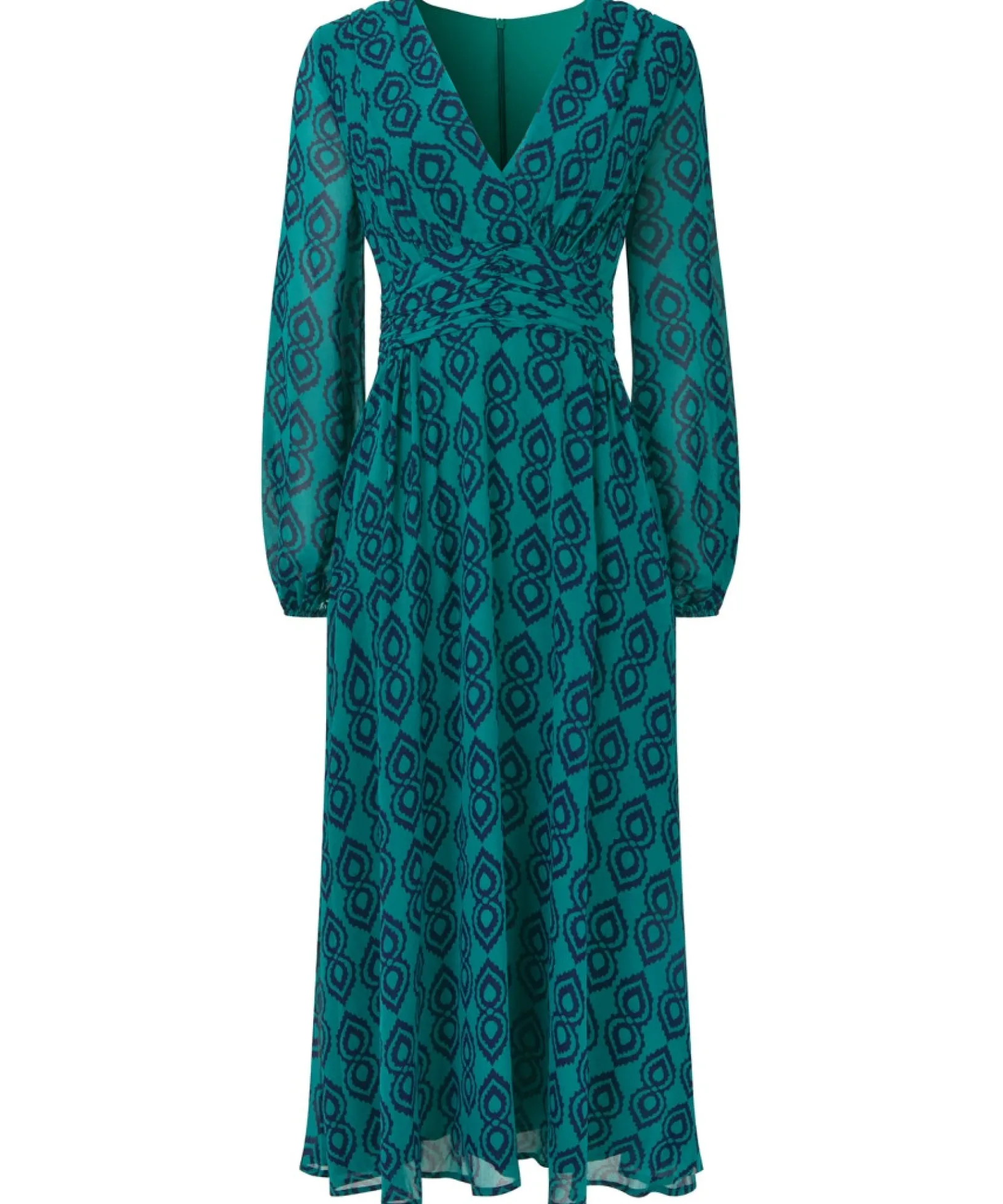 tamzin_printed_dress_1.webp Shop Women's Collection | Midi Dresses | Dresses | Sale Dresses | Top Picks | Top Picks | Women's | Women's Joe Browns Tamzin Printed Dress Green