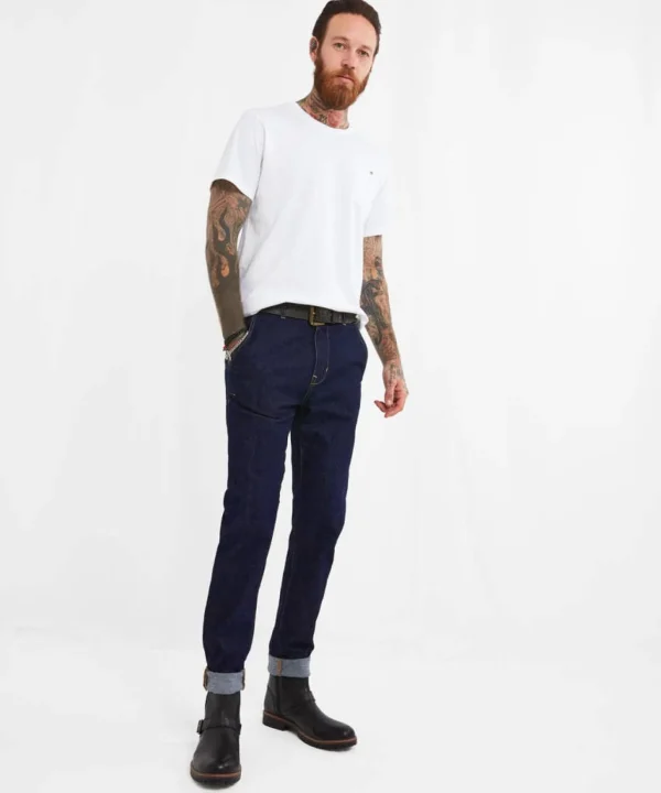 Shop Men's Collection | Jeans & Trousers | Denim Styles | Top Picks | Men,s | Men,s Joe Browns Terrific Tapered Jeans Blue