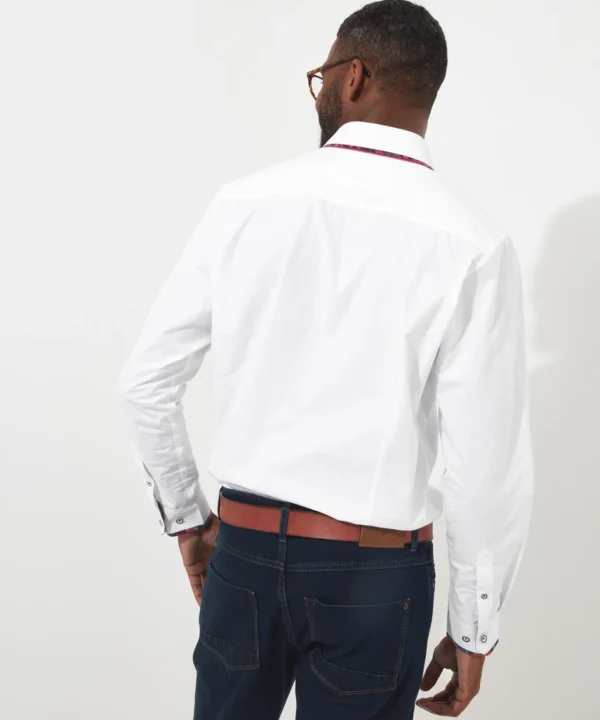 Shop Men's Collection | Work Shirts | Men's Tailoring | Shirts | Sale Shirts | Top Picks | Top Picks | Top Picks | Men，s | Men，s Joe Browns Terrific Triple Collar Shirt White