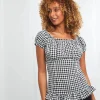 Sale Tops, Tunics & Blouses | Women's Joe Browns The Dixie Gingham Top Black/White
