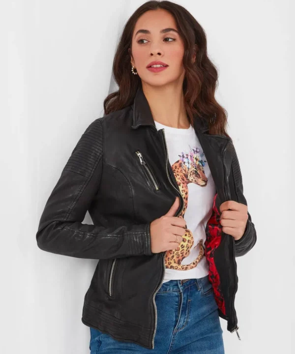 Shop Women's Collection | Leather Jackets & Clothing | Gifts | Coats & Jackets | Top Picks | Women's | Women's | Women's Joe Browns The Forever Leather Jacket Black
