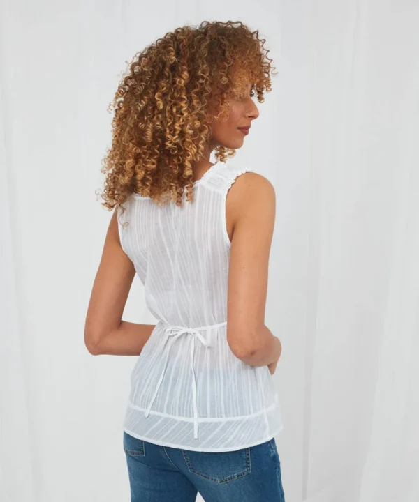 Sale Tops, Tunics & Blouses | Women's Joe Browns The Southern Belle Summer Top White / Yellow