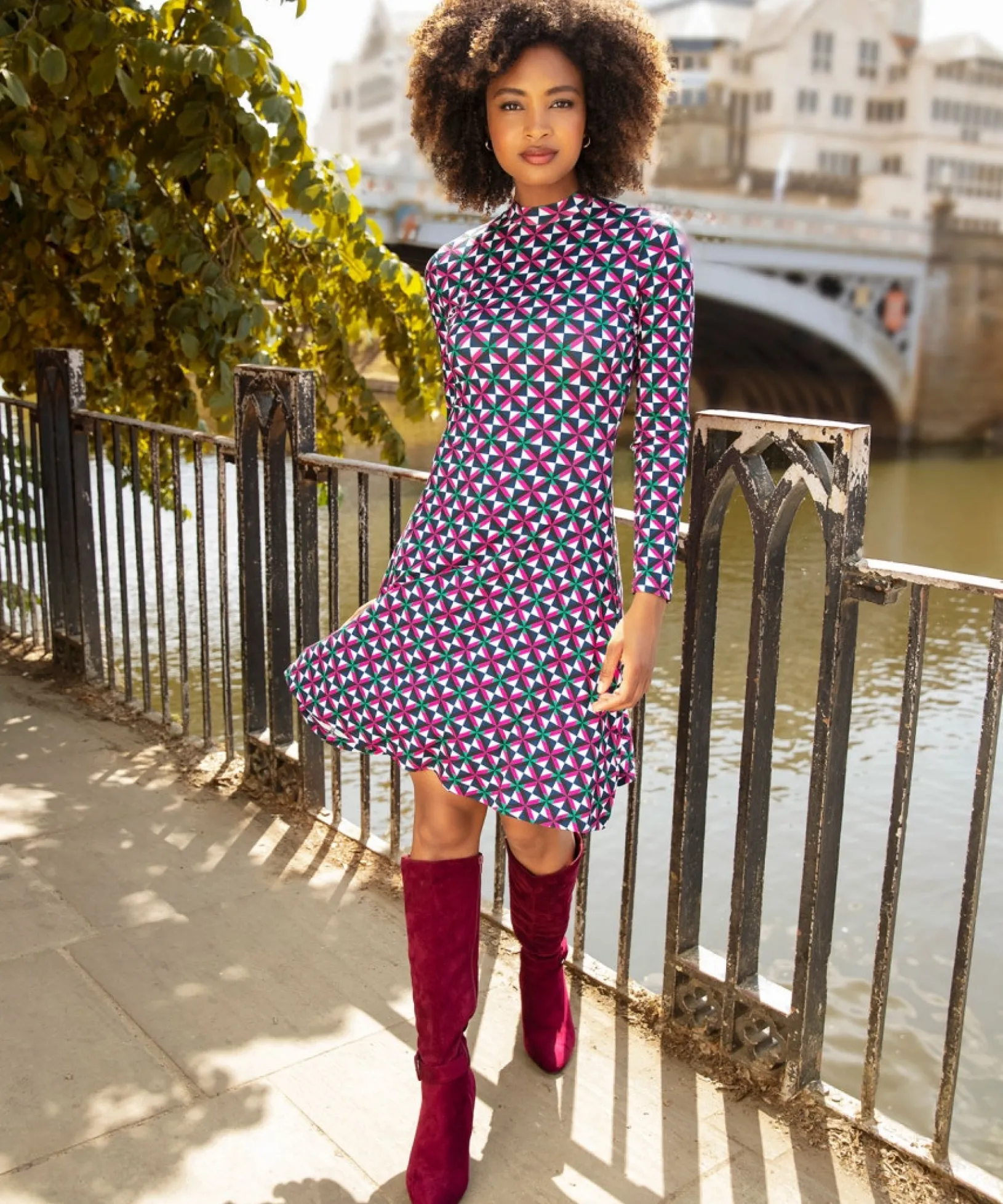 the_way_she_moves_boots_5.webp Knee High Boots | Party Footwear | Boots & Shoes | Sale Boots & Shoes | Top Picks | Top Picks | Women's | Women's Joe Browns The Way She Moves Boots Deep Red