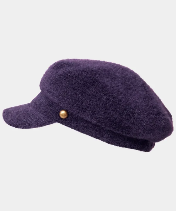 Accessories & Jewellery | Women's Joe Browns There She Goes Peaked Hat Deep Purple