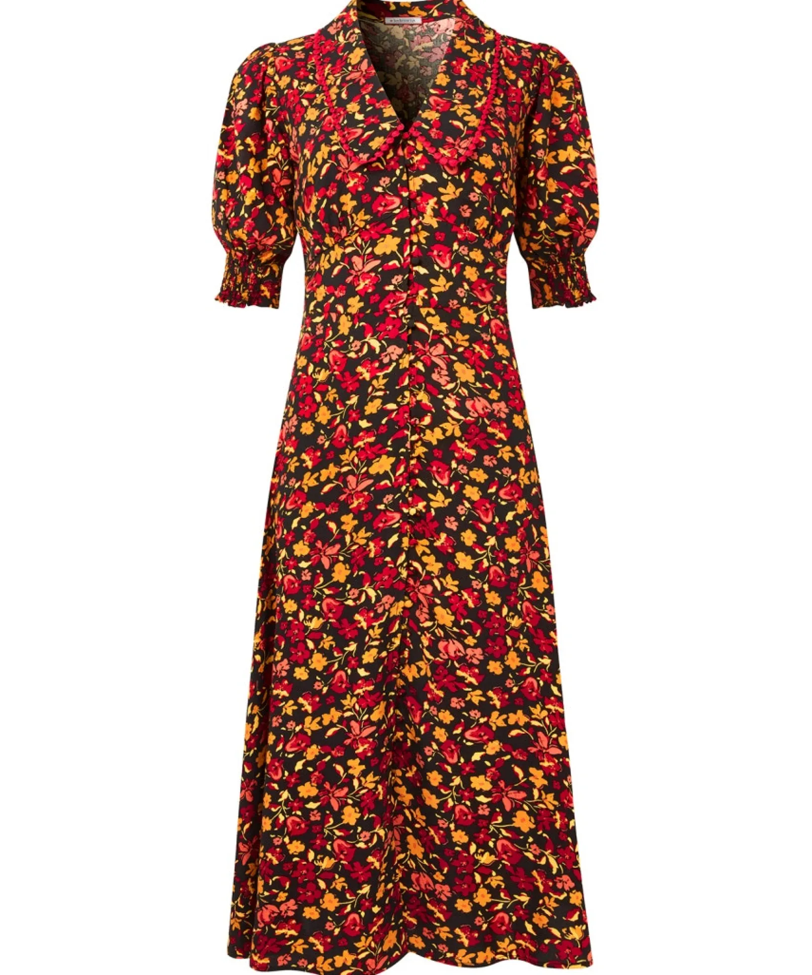 tilly_shirt_dress_1.webp Vintage & Retro Dresses | Midi Dresses | Dresses | Sale Dresses | Top Picks | Top Picks | Women's | Women's Joe Browns Tilly Shirt Dress Multi