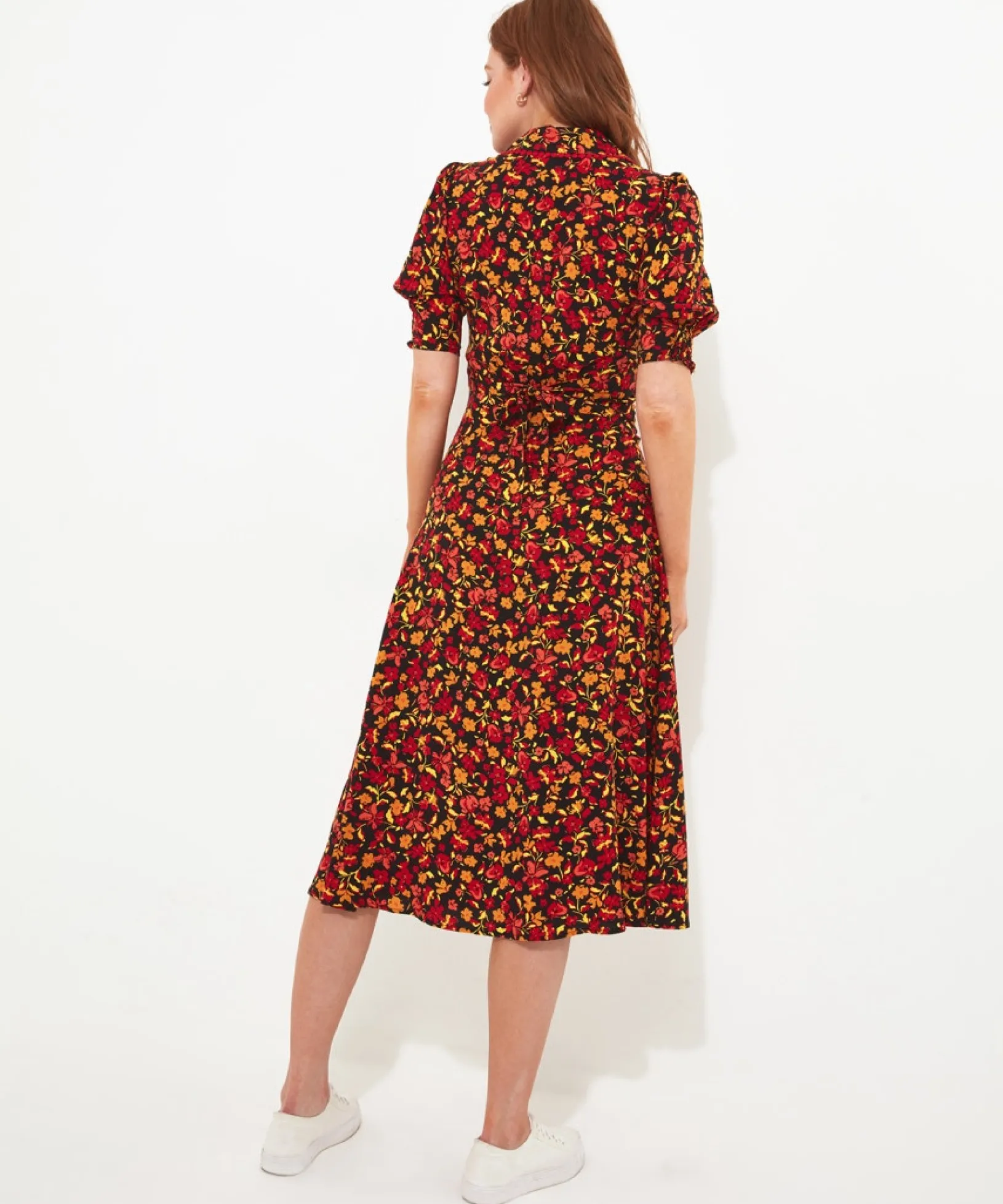 tilly_shirt_dress_3.webp Vintage & Retro Dresses | Midi Dresses | Dresses | Sale Dresses | Top Picks | Top Picks | Women's | Women's Joe Browns Tilly Shirt Dress Multi