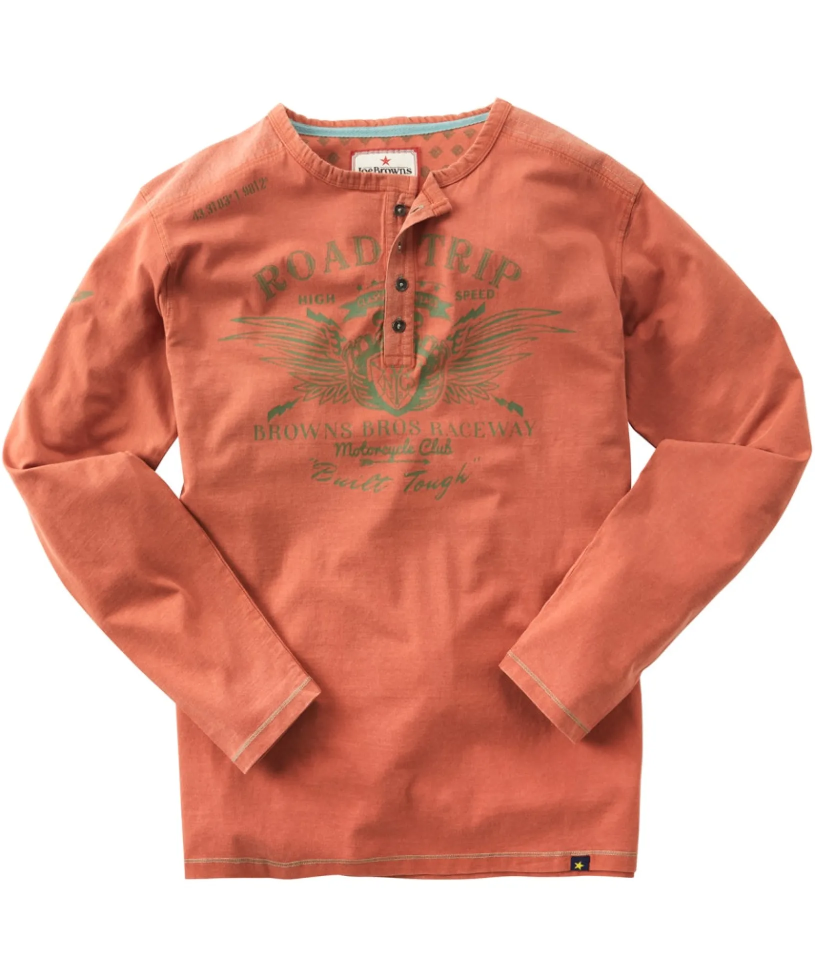 timeless_trip_henley_1.webp Shop Men's Collection | Henley Tops | Layering Essentials | Tops & T-Shirts | Sale Tops & T-Shirts | Top Picks | Men,s | Men,s | Men,s | Men,s Joe Browns Timeless Trip Henley Orange