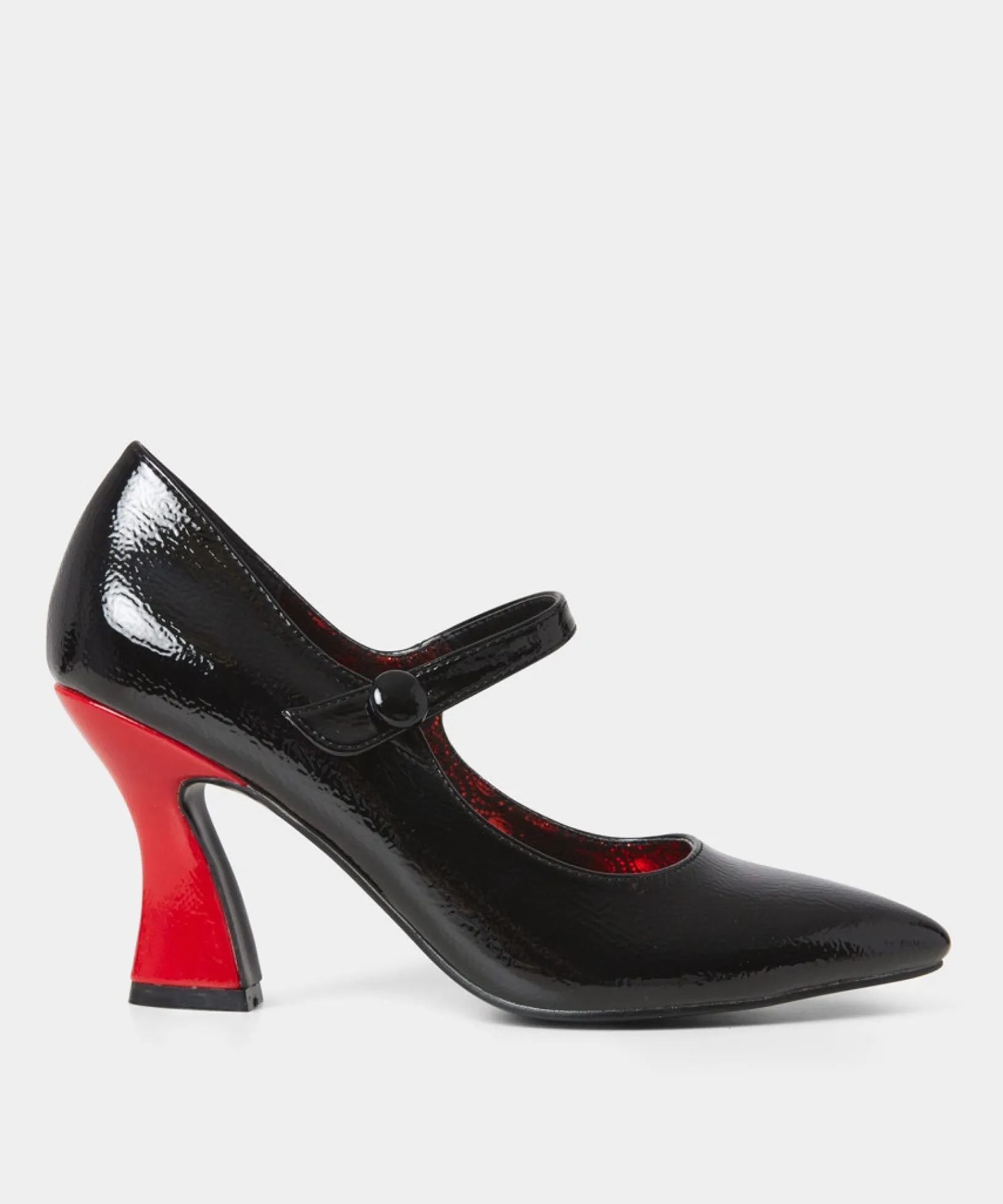 topping_perfection_patent_0.webp Party Footwear | Boots & Shoes | Sale Boots & Shoes | Top Picks | Women's | Women's Joe Browns Topping Perfection Patent Shoes Black/Red