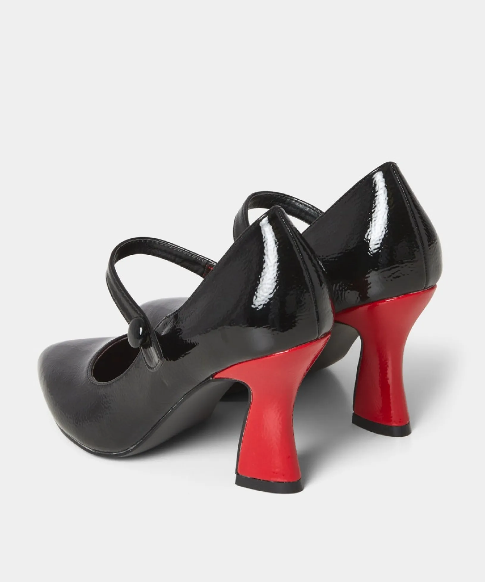 topping_perfection_patent_5.webp Party Footwear | Boots & Shoes | Sale Boots & Shoes | Top Picks | Women's | Women's Joe Browns Topping Perfection Patent Shoes Black/Red