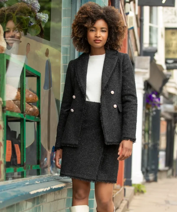 Coats & Jackets | Shop Blazers | Sale Coats & Jacket | Women's | Women's | Women's Joe Browns Tremendously Tweed Blazer Black