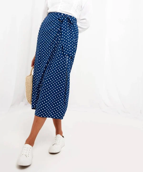 Sale Skirts | Women's Joe Browns Trixie Spot Skirt Blue