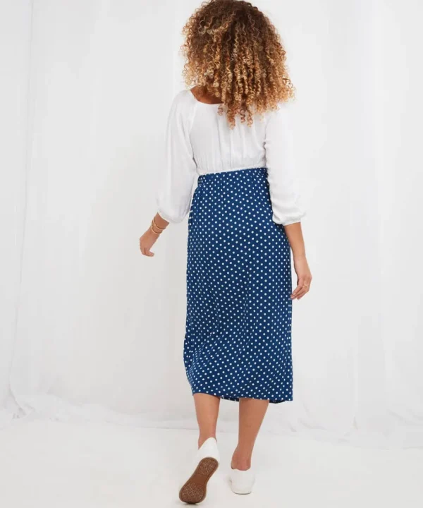 Sale Skirts | Women's Joe Browns Trixie Spot Skirt Blue