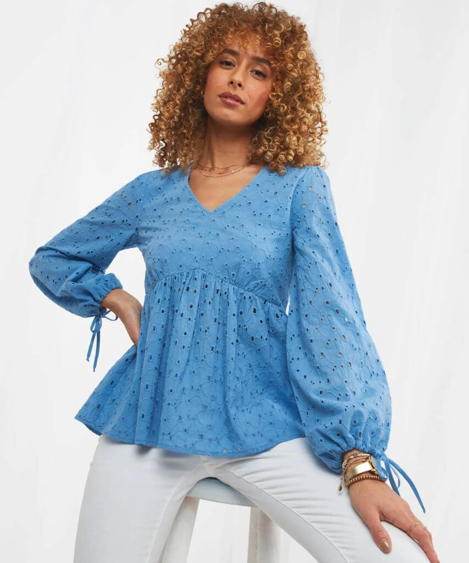 true_blue_top_0.webp Sale Tops, Tunics & Blouses | Women's Joe Browns True Top Blue