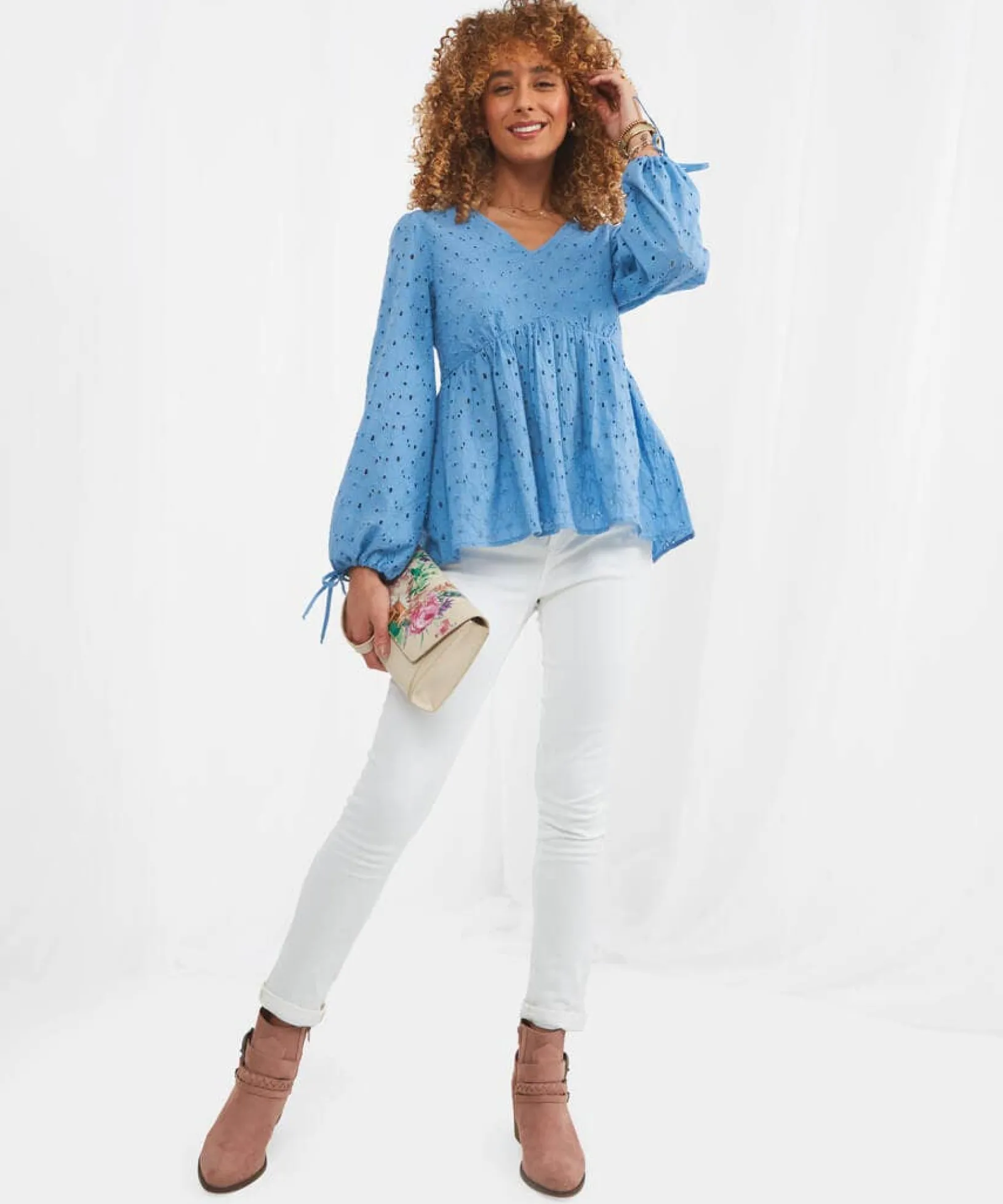 true_blue_top_2.webp Sale Tops, Tunics & Blouses | Women's Joe Browns True Top Blue