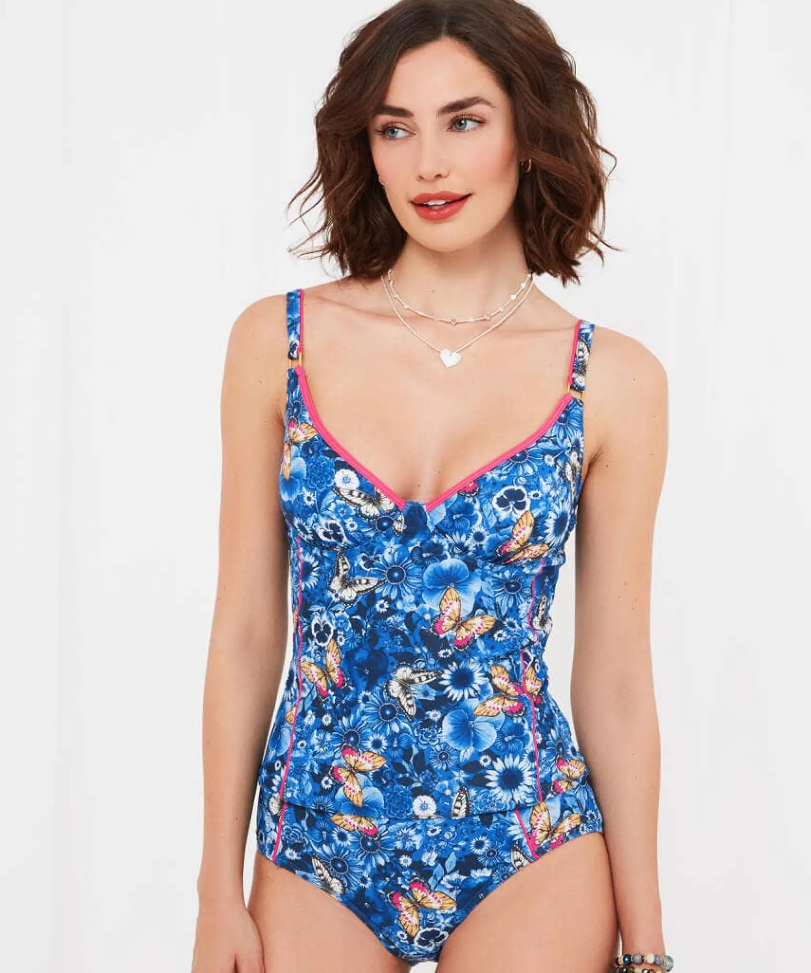twilight_garden_retro_bri_0.webp Sale Swimwear | Women's Joe Browns Twilight Garden Retro Brief Blue Multi