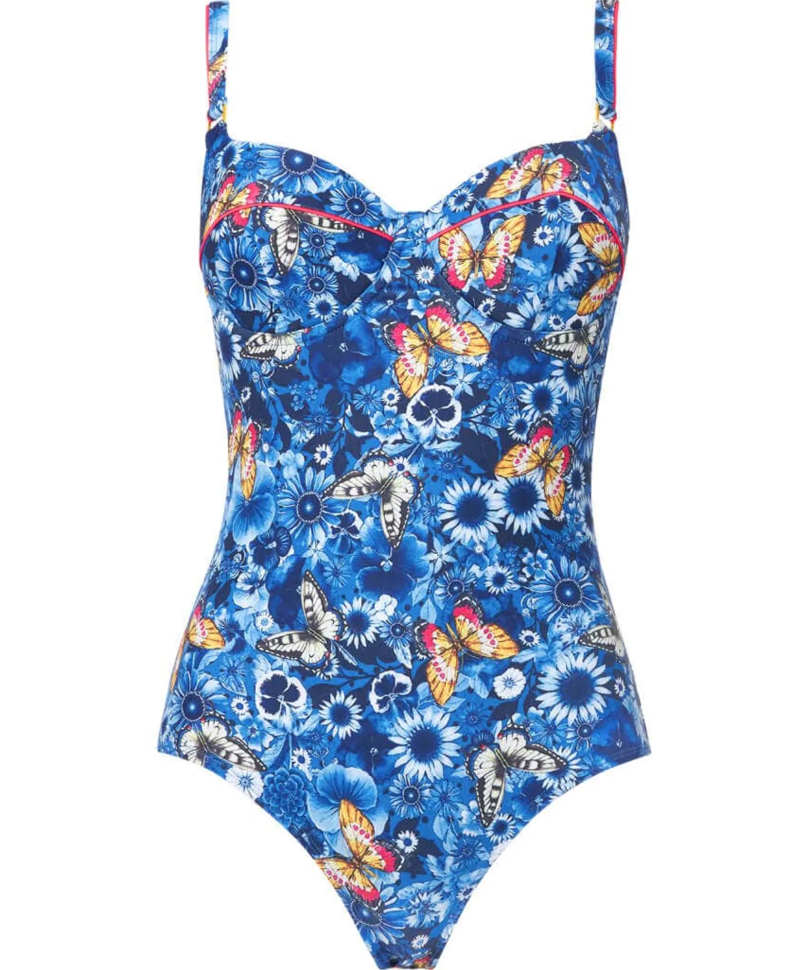 twilight_garden_retro_swi_1.webp Sale Swimwear | Women's Joe Browns Twilight Garden Retro Swimsuit Blue Multi