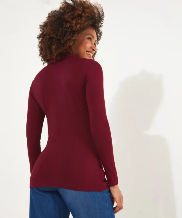 Shop Women's Collection | Tops, Tunics & Blouses | Sale Tops, Tunics & Blouses | Top Picks | Women's | Women's Joe Browns Twist Front Jersey Top Berry