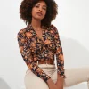 Shop Women's Collection | Tops, Tunics & Blouses | Sale Tops, Tunics & Blouses | Top Picks | Women's | Women's Joe Browns Twist Front Printed Jersey Top Multi