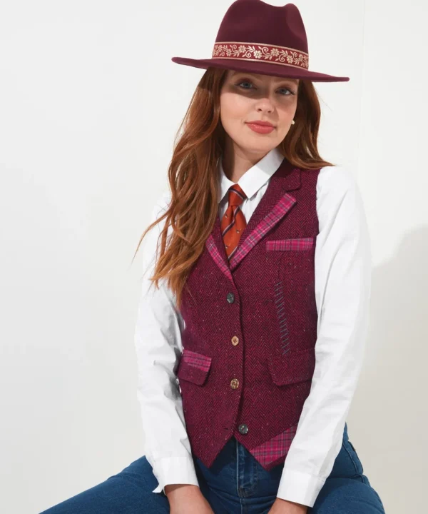 Shop Women's Collection | Waistcoats | Coats & Jackets | Top Picks | Women's | Women's Joe Browns Ultimate Classic Waistcoat Berry